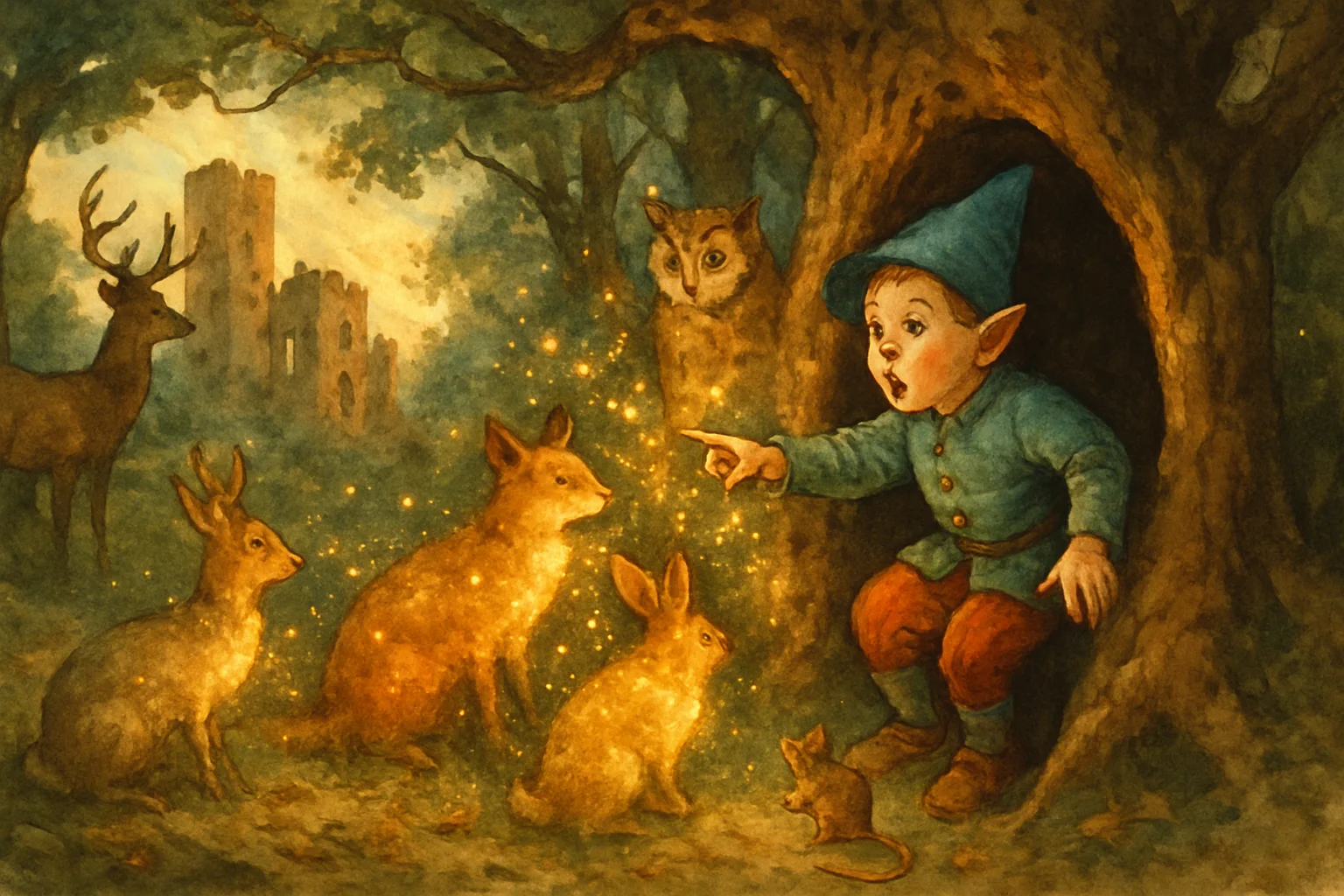 Magic Of Oz storybook illustration