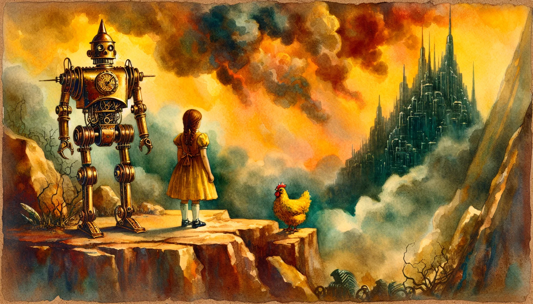 Ozma Of Oz storybook illustration
